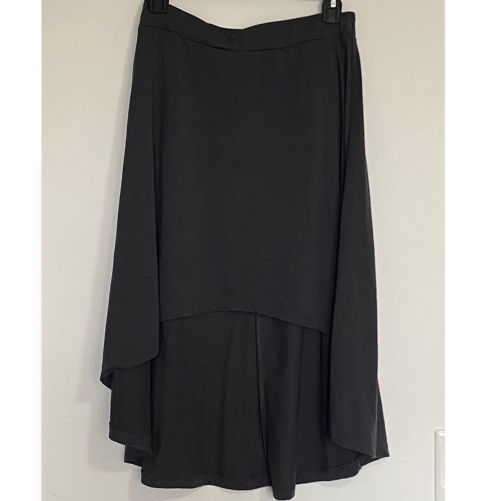 Charcoal Gray Hi-low skirt size small